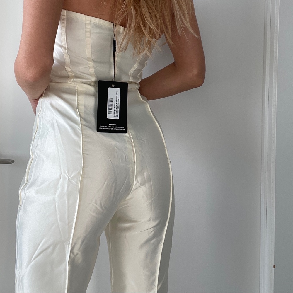 **SOLD**  NWT PLT Satin Jumpsuit - Picture 8 of 10